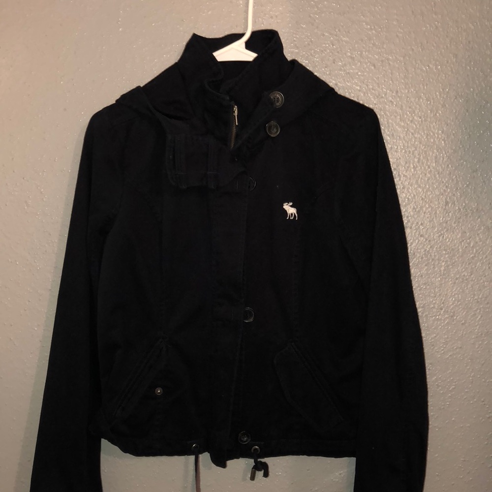 A&F Navy Blue Coat